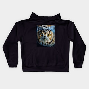 Underwater Owl - Awesome Owl #3 Kids Hoodie